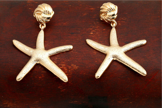 Starfish Drop Earring